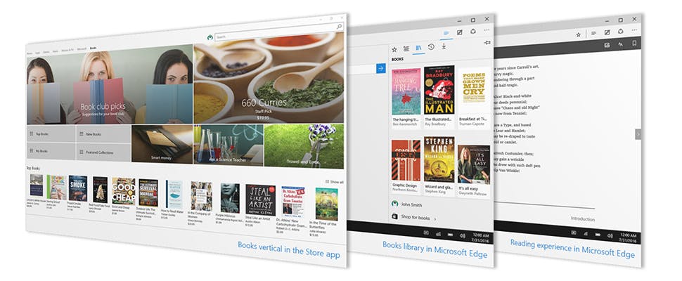 Microsoft sluit online boekenwinkel voor Edge