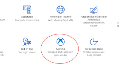 De nieuwe gaming-instellingen in Windows 10