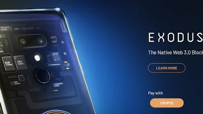 Data in eigen beheer met HTC Exodus 1