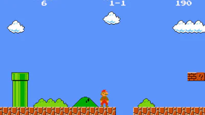 Klassiek spel Super Mario Bros. volledig nagemaakt in HTML 5