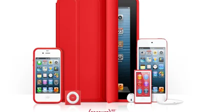 Ruim 65 miljoen dollar tegen AIDS met rode Apple-producten