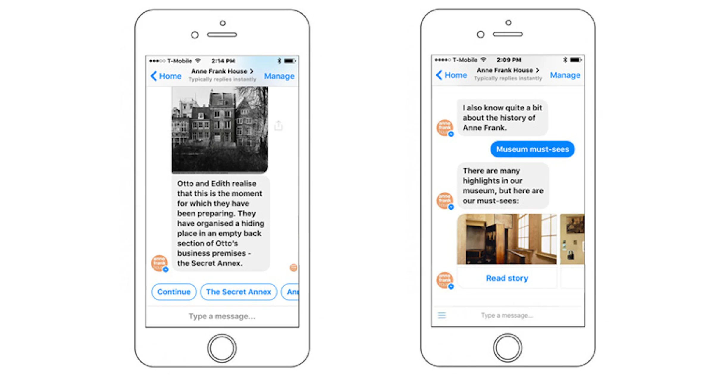 Anne Frank Huis lanceert Facebook Messenger-chatbot