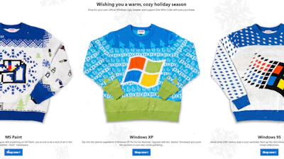 Microsoft verkoopt 'lelijke kersttruien' voor goed doel