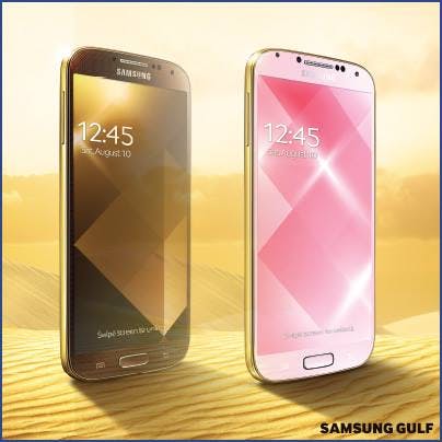 Ook Samsung komt met goudkleurige smartphone