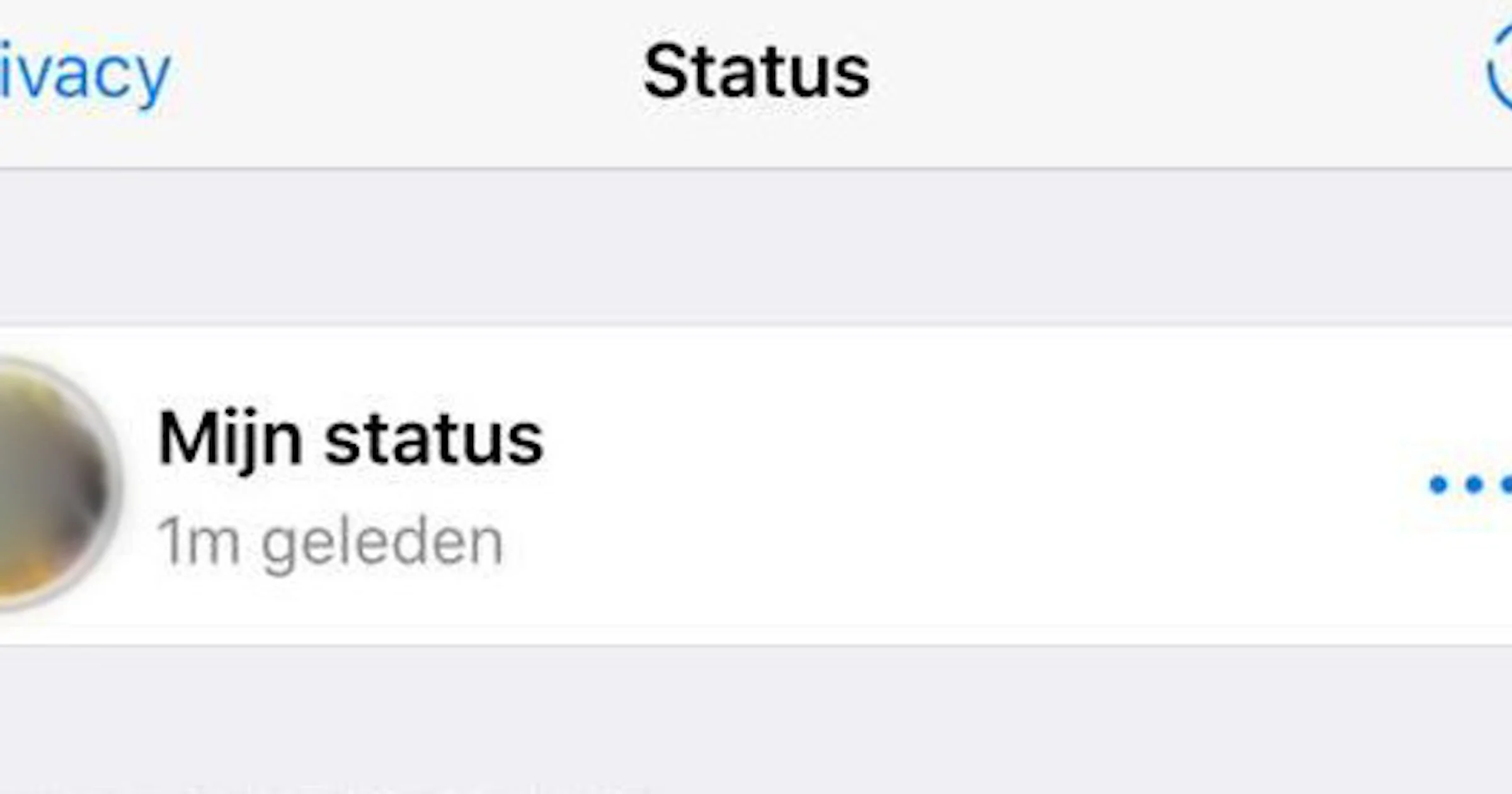 WhatsApp brengt 'oude' status terug