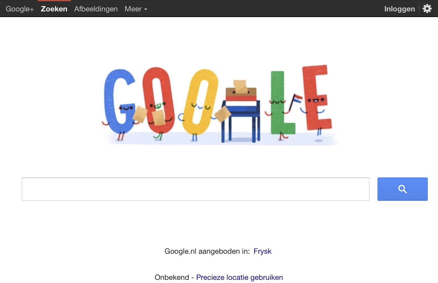 Tweede Kamerverkiezingen 2017 door Google in het zonnetje gezet