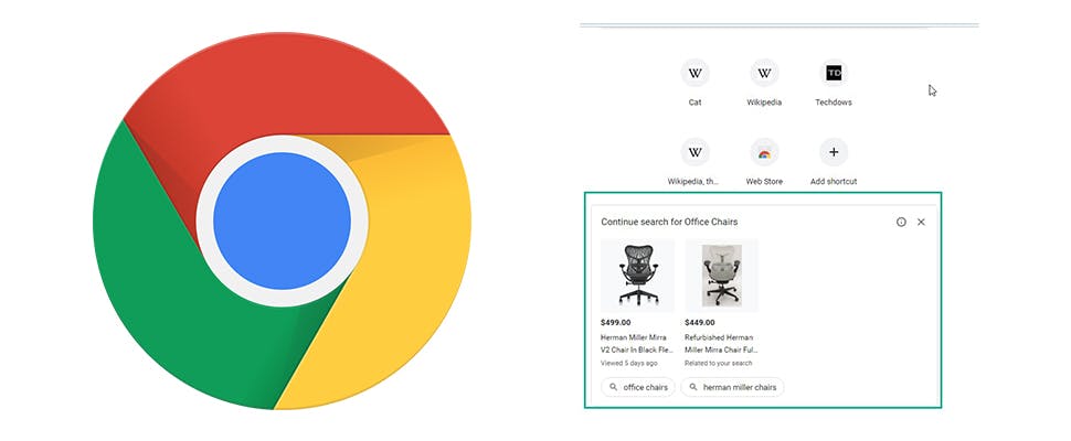 Google test reclame in nieuwe tabbladen Chrome