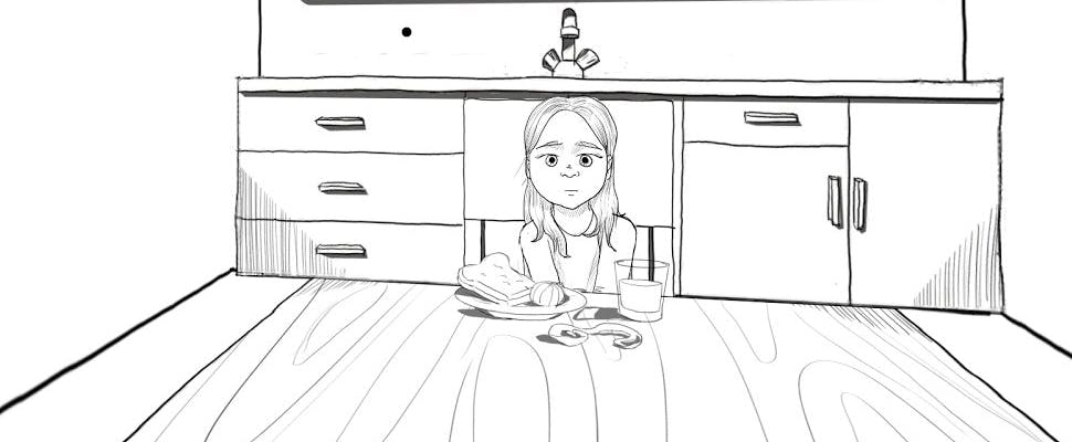 Onderga een psychose in vr-app De Verwarde Man