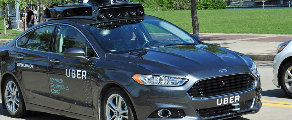 Google: Zelfrijdende taxi's Uber gebouwd op gestolen techniek