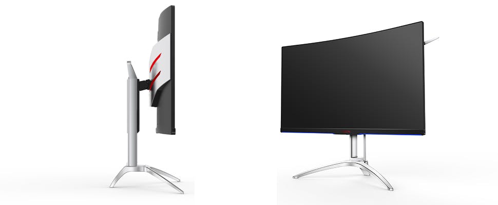 AOC onthult nieuwe gebogen gamingmonitoren