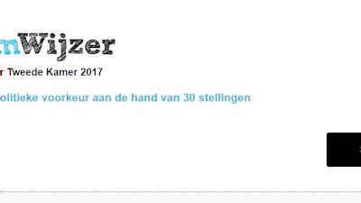 Beveiliging stemwijzer-sites opgeschroefd
