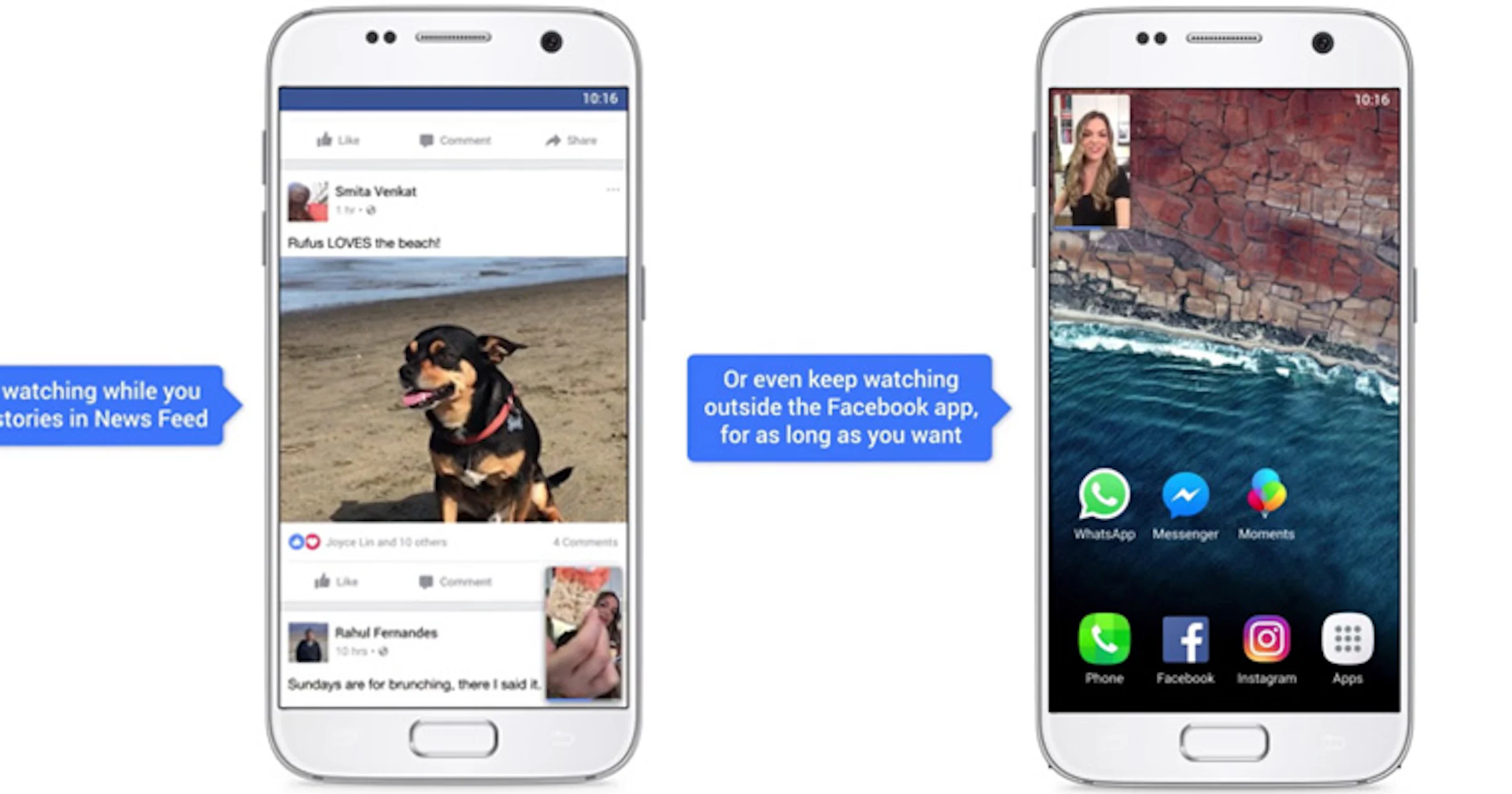 Facebook-video's ook buiten app af te spelen