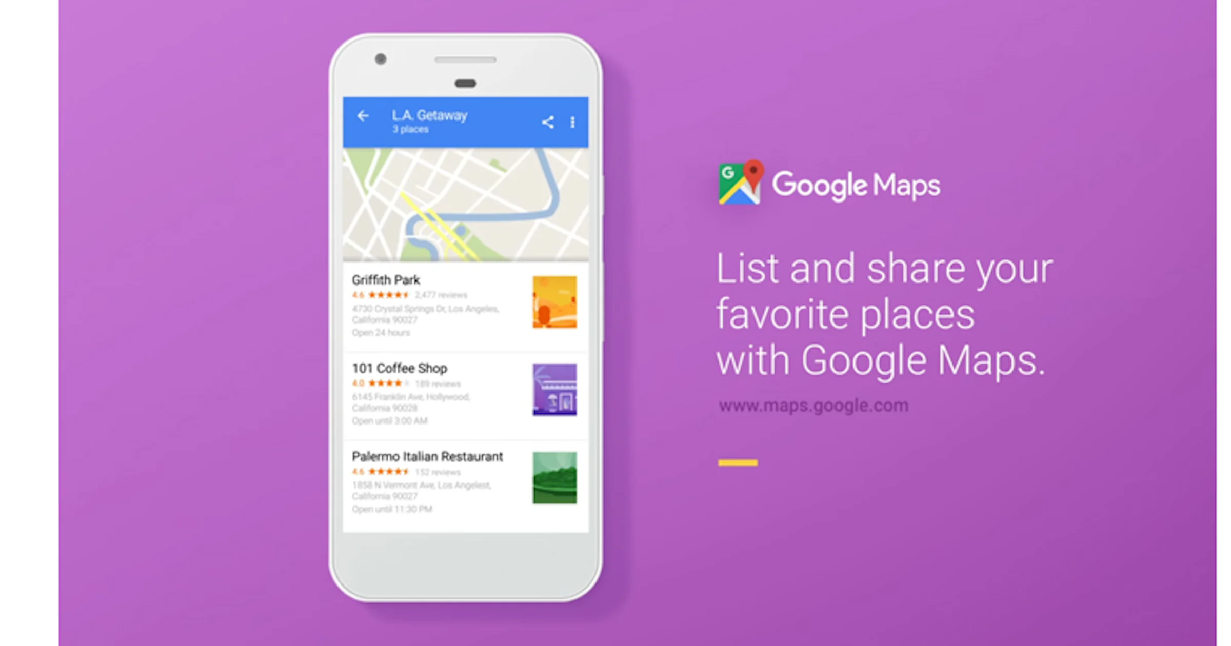 Favoriete plekken opslaan in Google Maps-lijstjes