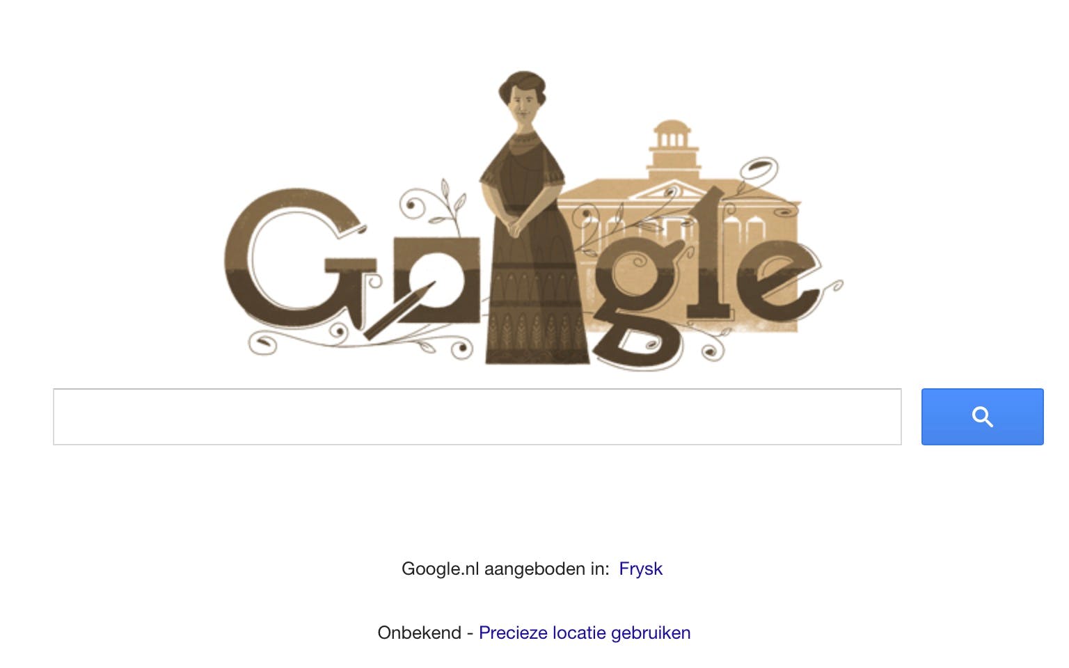 Aletta Jacobs herdacht door Google