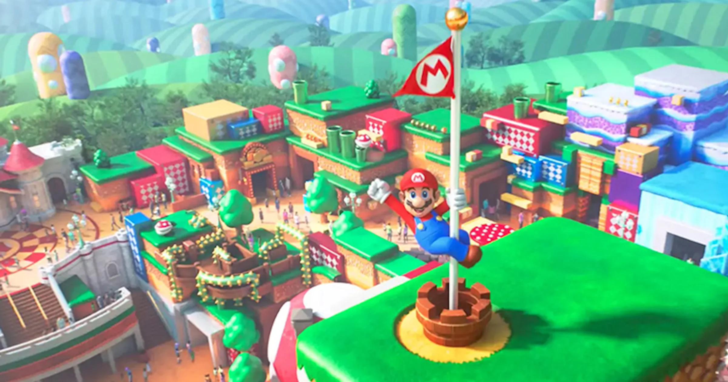 Super Mario-pretpark volgend jaar open voor publiek