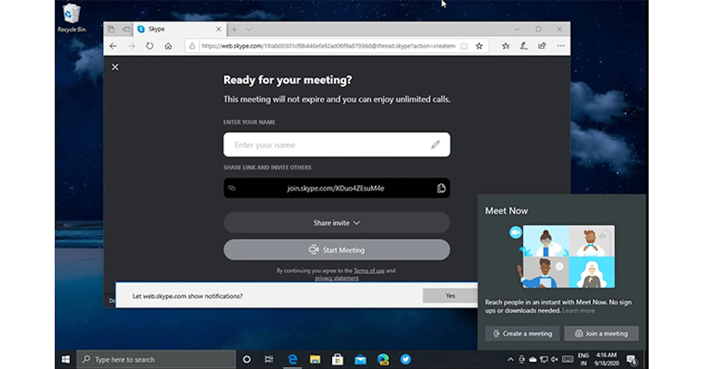 Microsoft werkt aan videobelfunctie Windows 10