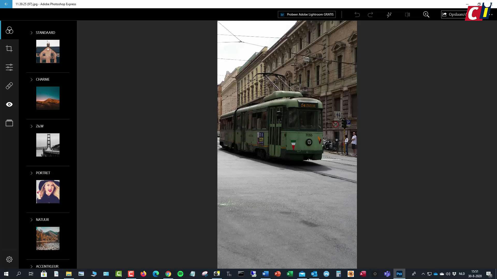 Adobe Photoshop Express: foto bewerken