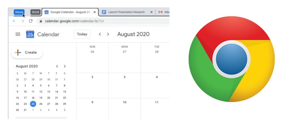 Chrome 85 introduceert groeperen van tabbladen