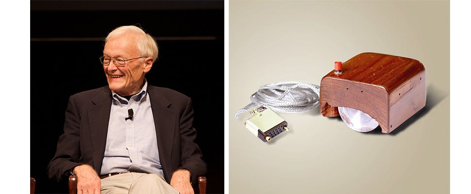 Mede-uitvinder eerste computermuis overleden