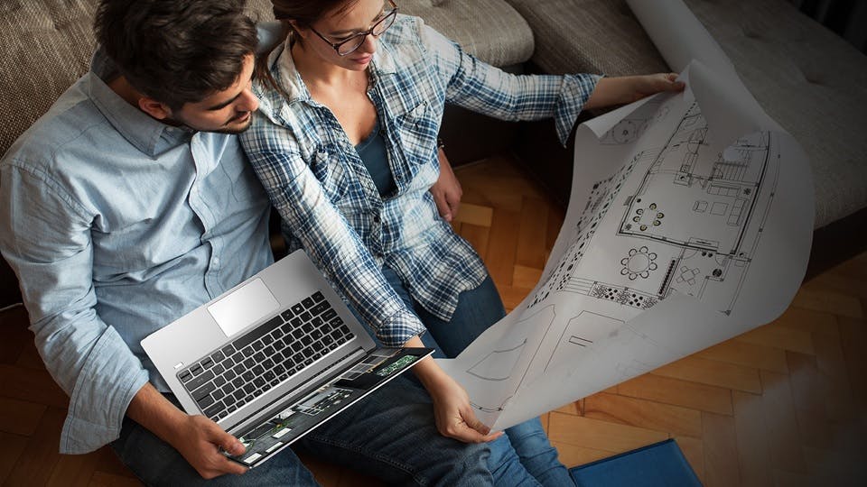 Lichtvoetige notebook met gevoel voor stijl