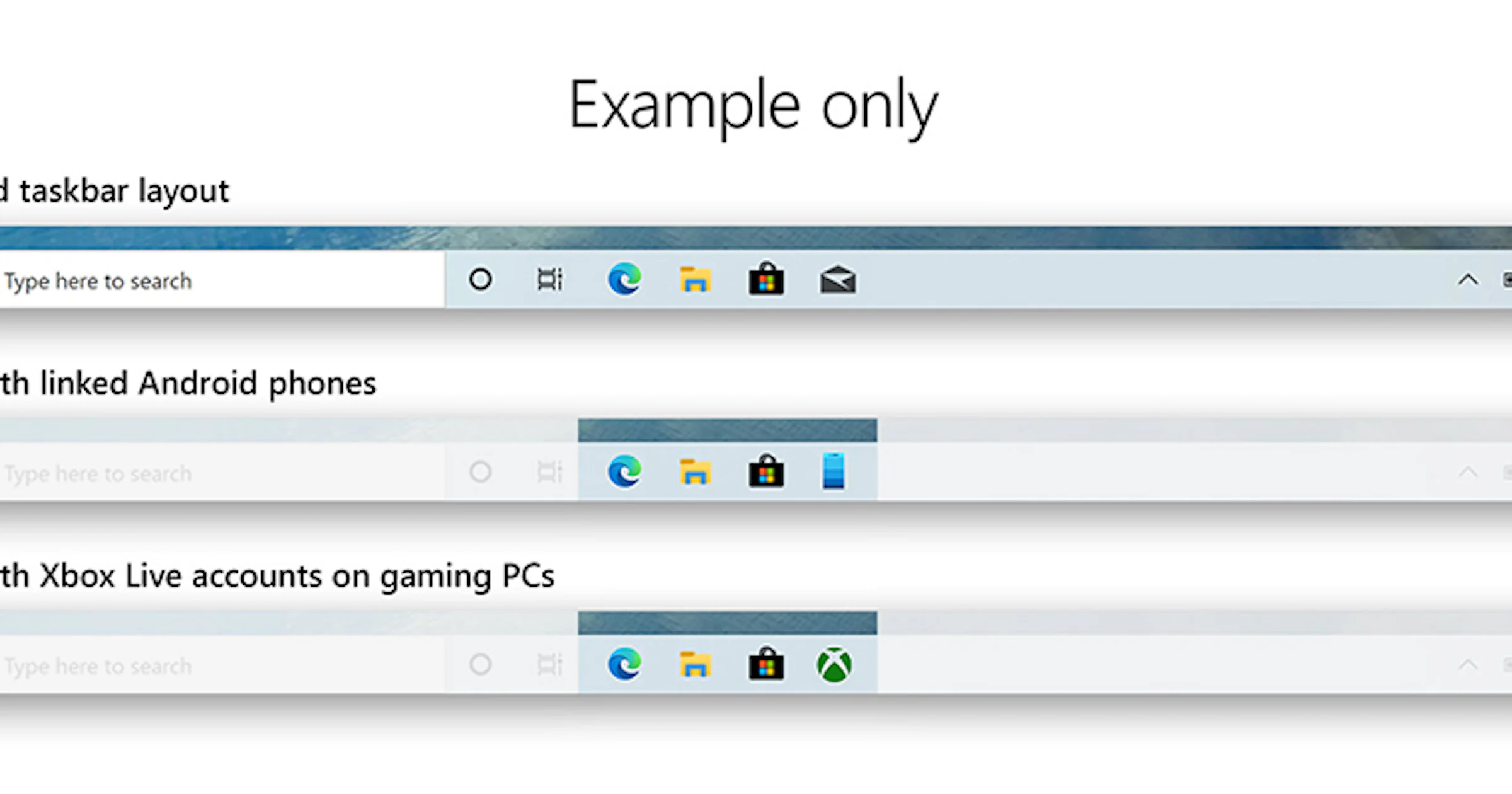 Microsoft test Edge-sites in alt+tab en gepersonaliseerde taakbalk
