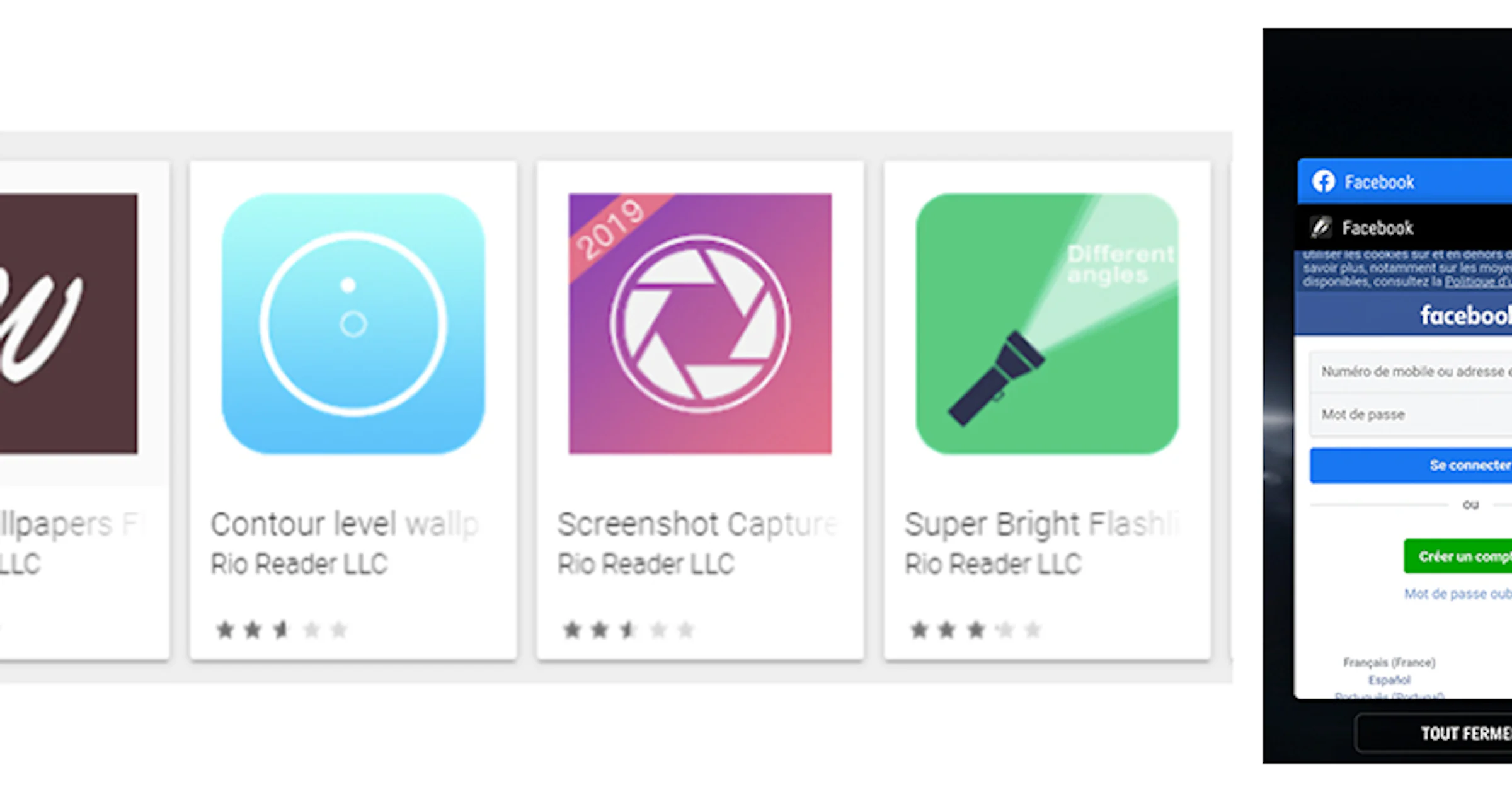 Malafide Android-apps onderschepten Facebook-wachtwoorden
