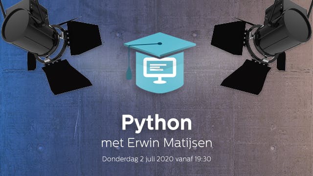 Gratis livestream programmeren met Python: schrijf je nu in!