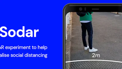 Hulp bij anderhalve meter afstand met Google Sodar AR-app
