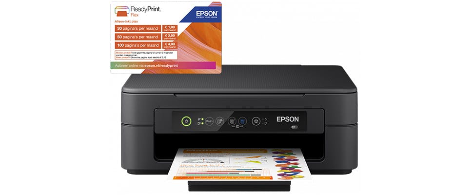 Lege cartridges verleden tijd met ReadyPrint-inktabonnementen Epson