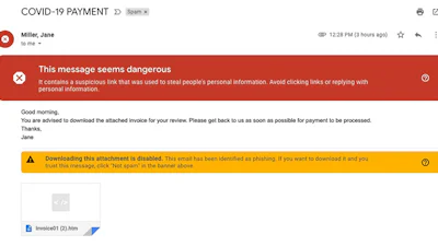 Google onderschept miljoenen corona-phishingmails
