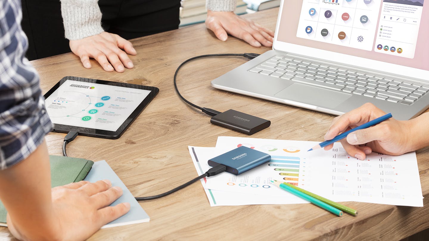 Snel, licht en schokbestendig: Samsung Portable SSD T5 en T7 Touch