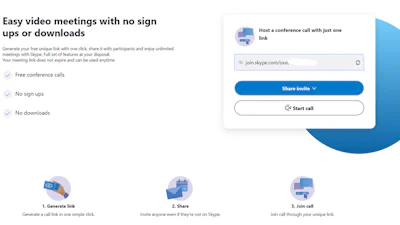 Skype zonder account te gebruiken met Meet Now-functie