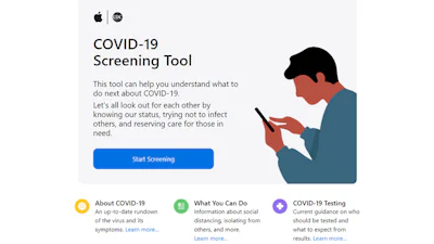 Apple lanceert corona-diagnosesite