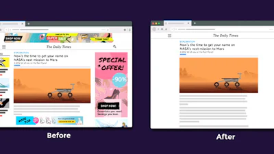 Advertenties afkopen met Better Web-abonnement voor Firefox