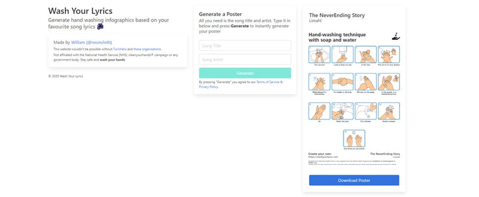 Goed handen wassen tegen corona doe je met deze site al zingend