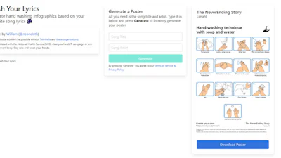Goed handen wassen tegen corona doe je met deze site al zingend