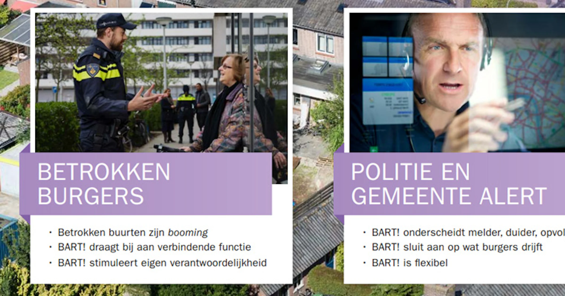 Betere samenwerking burgers en politie door nieuw meldingssysteem BART!