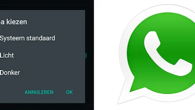 Donkere modus WhatsApp nu uit voor iOS en Android