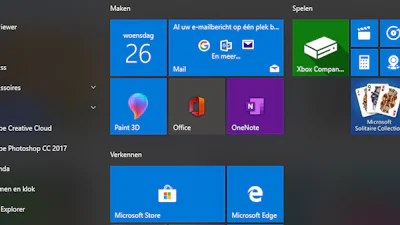 Microsoft wil mogelijk af van live-tegels in startmenu