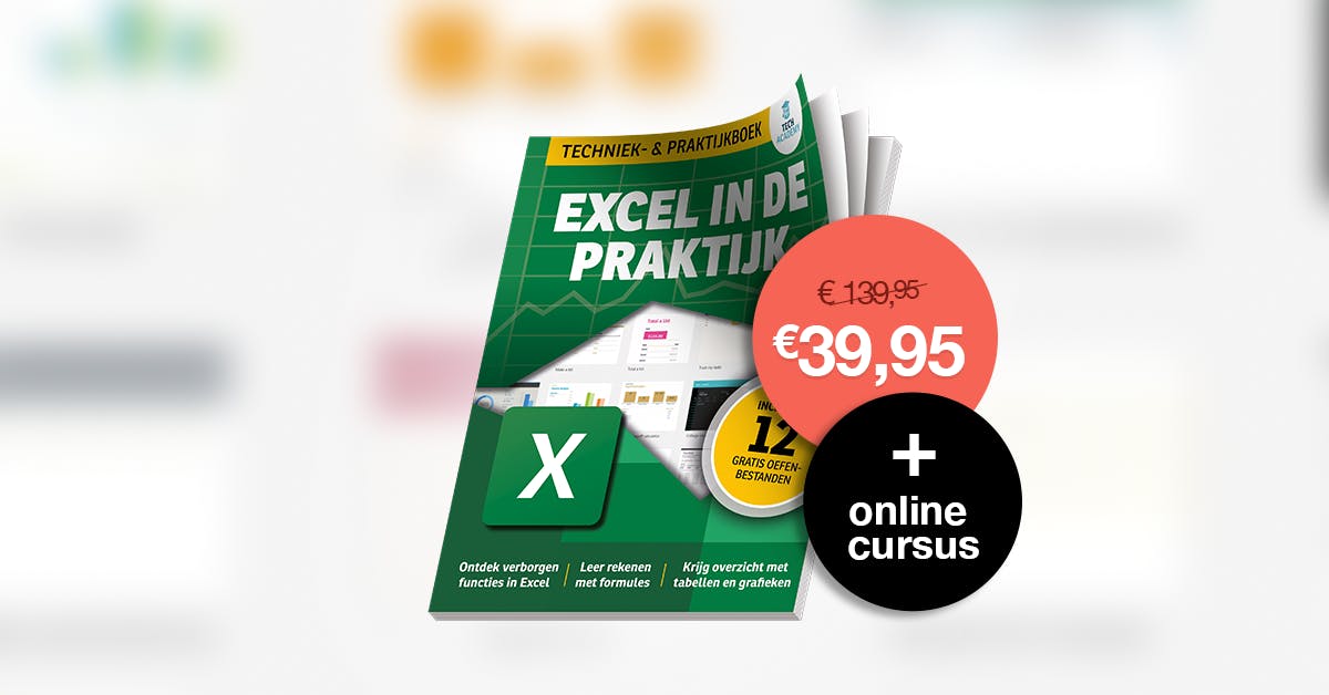 Werk wél soepel met Excel: boek + online cursus