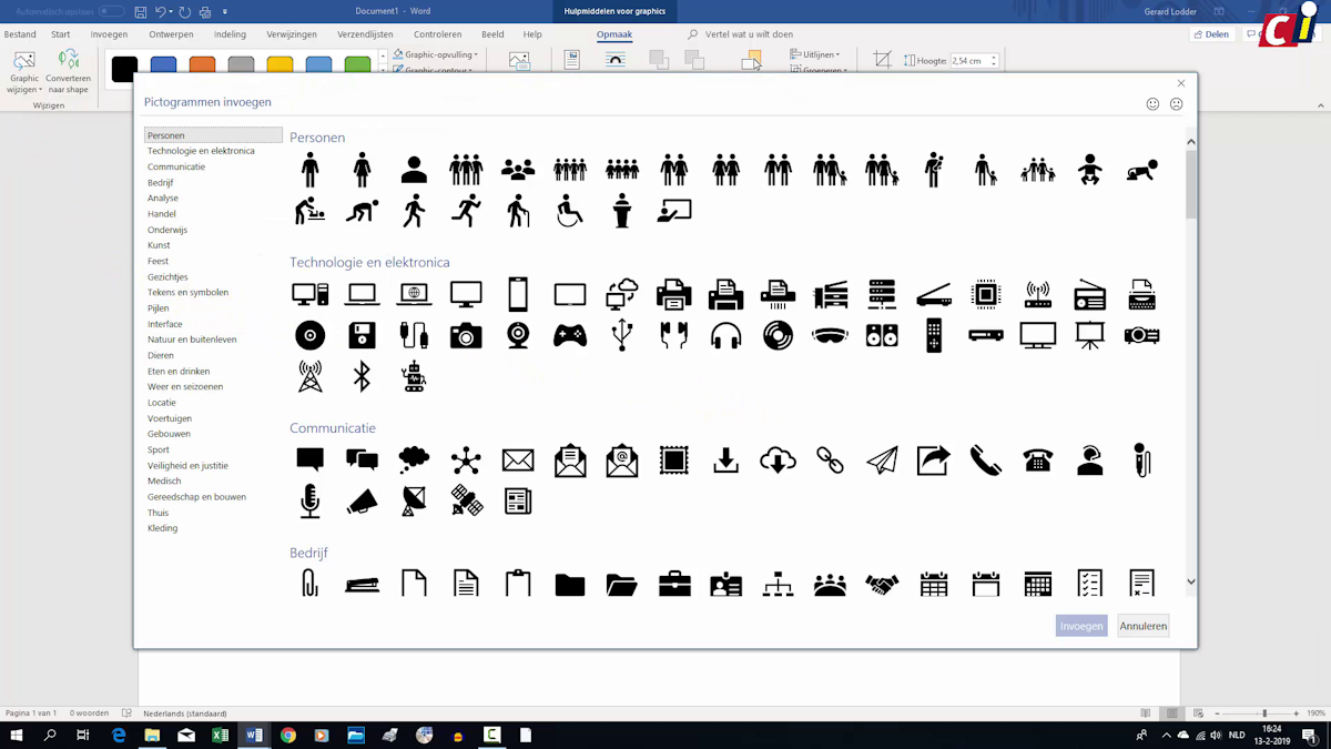 Word Pictogram File Word 365: pictogrammen gebruiken | ID.nl