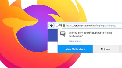 Site-notificaties minder opdringerig in Firefox en Chrome