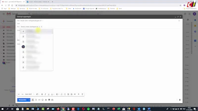 Mail versturen in BCC