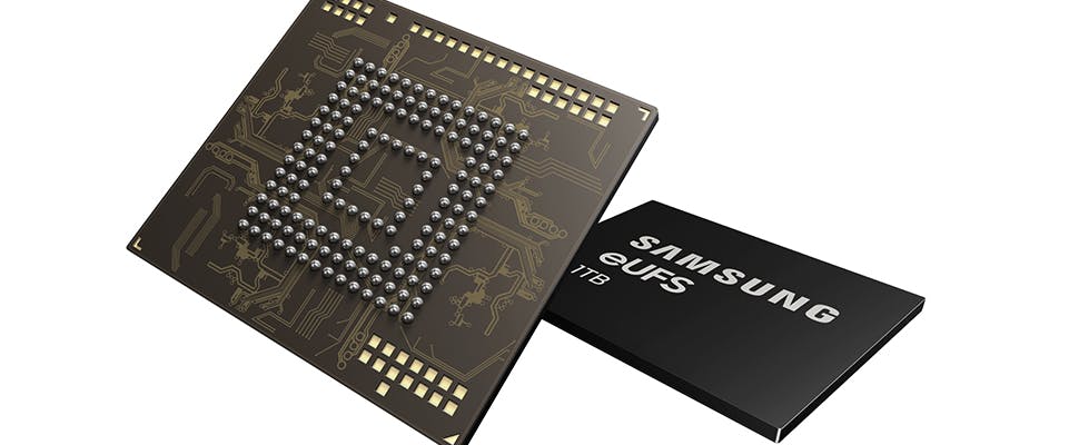 Samsung onthult 1 TB interne opslag voor smartphones