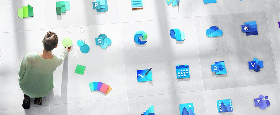 Nieuw logo voor Windows en vele andere Microsoft-diensten