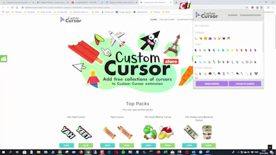 Chrome-extensie Custom Cursor