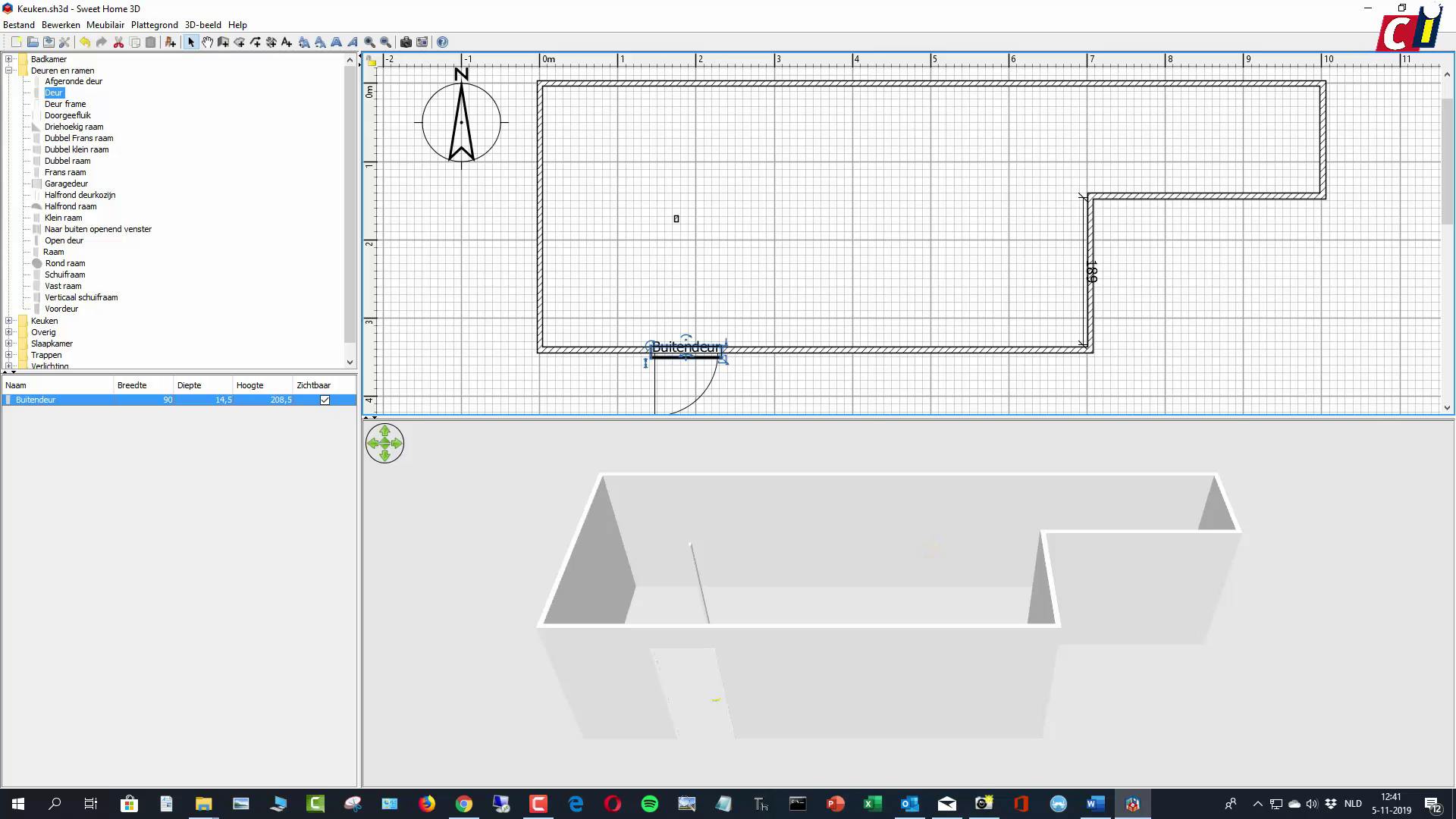 Sweet Home 3D – plattegrond maken