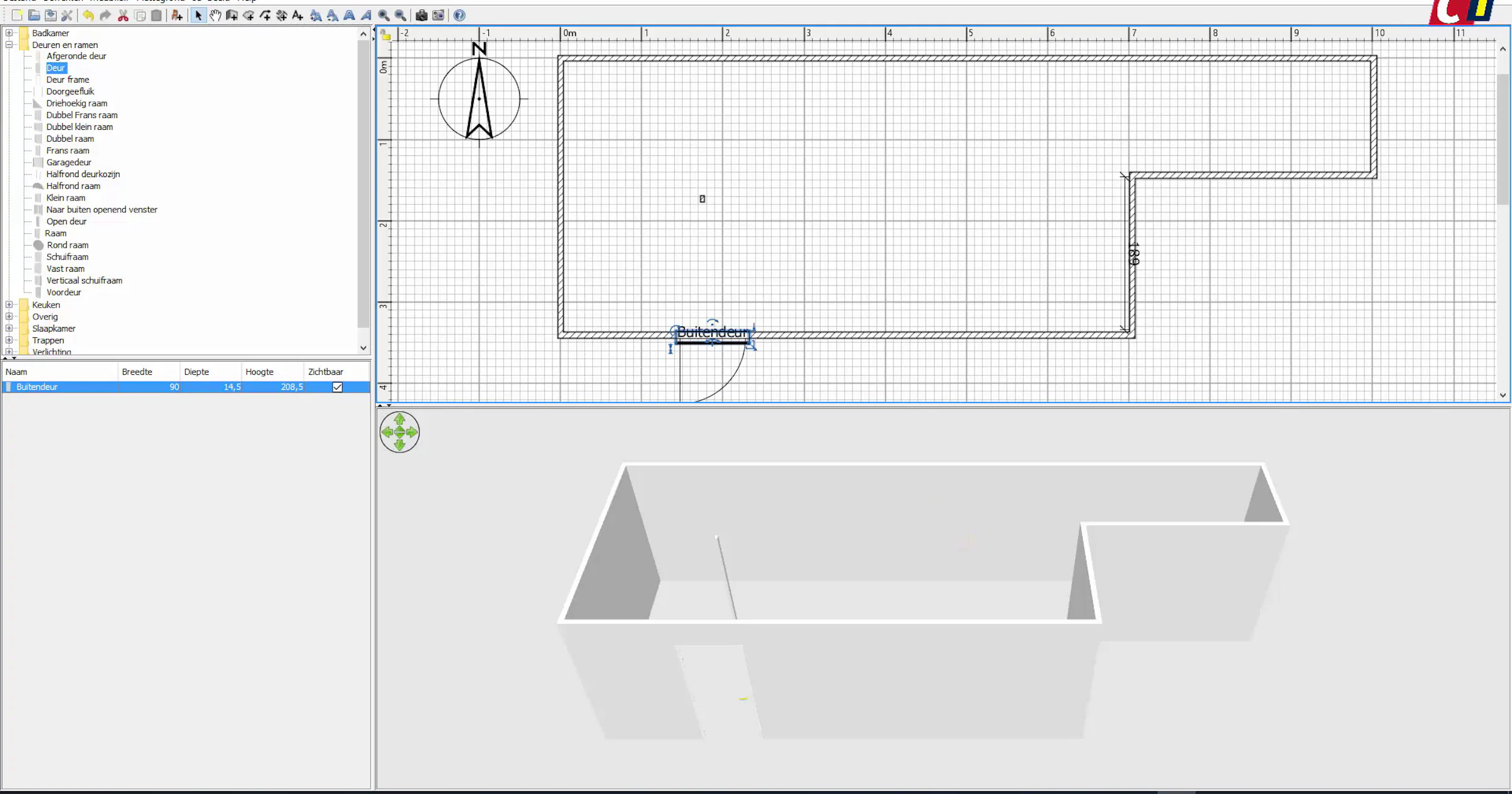 Sweet Home 3D – plattegrond maken