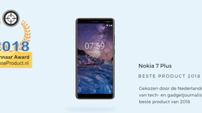 Vakpers oordeelt: Nokia 7 Plus is beste product 2018