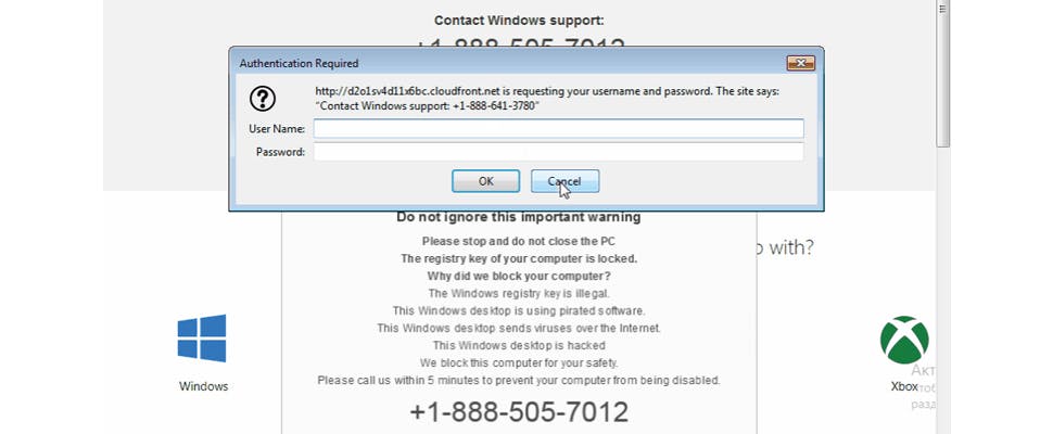Website overspoelt Firefox met eindeloze pop-ups